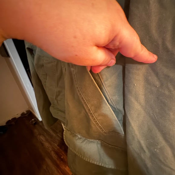 LL Bean Barn Jacket Olive Green Men’s Small - Picture 7 of 14